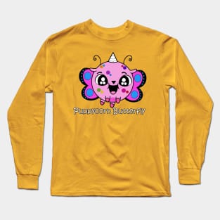 Puppycorn Butterfly Long Sleeve T-Shirt